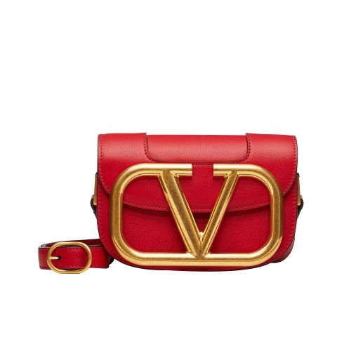Valentino Garavani Small Supervee Calfskin Crossbody Bag 