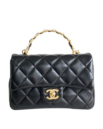 Chanel Small Flap Bag With Top Handle AS4023